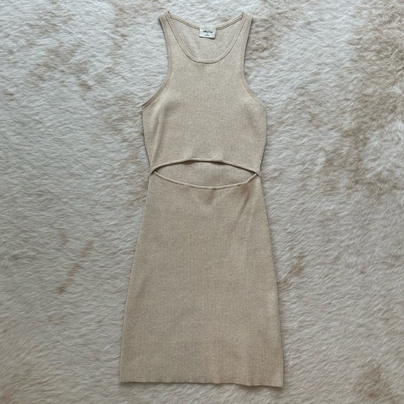 Aritzia Cut-Out Knit Tank Mini Dress - Picture 3 of 4